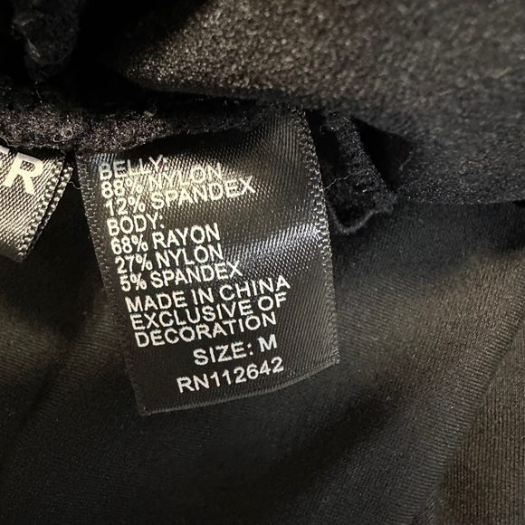 Women's Sandpiper Maternity Leggings Size Medium Black - Picture 4 of 10